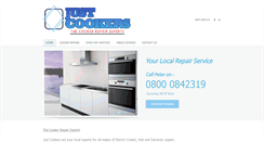 Desktop Screenshot of justcookers.org.uk